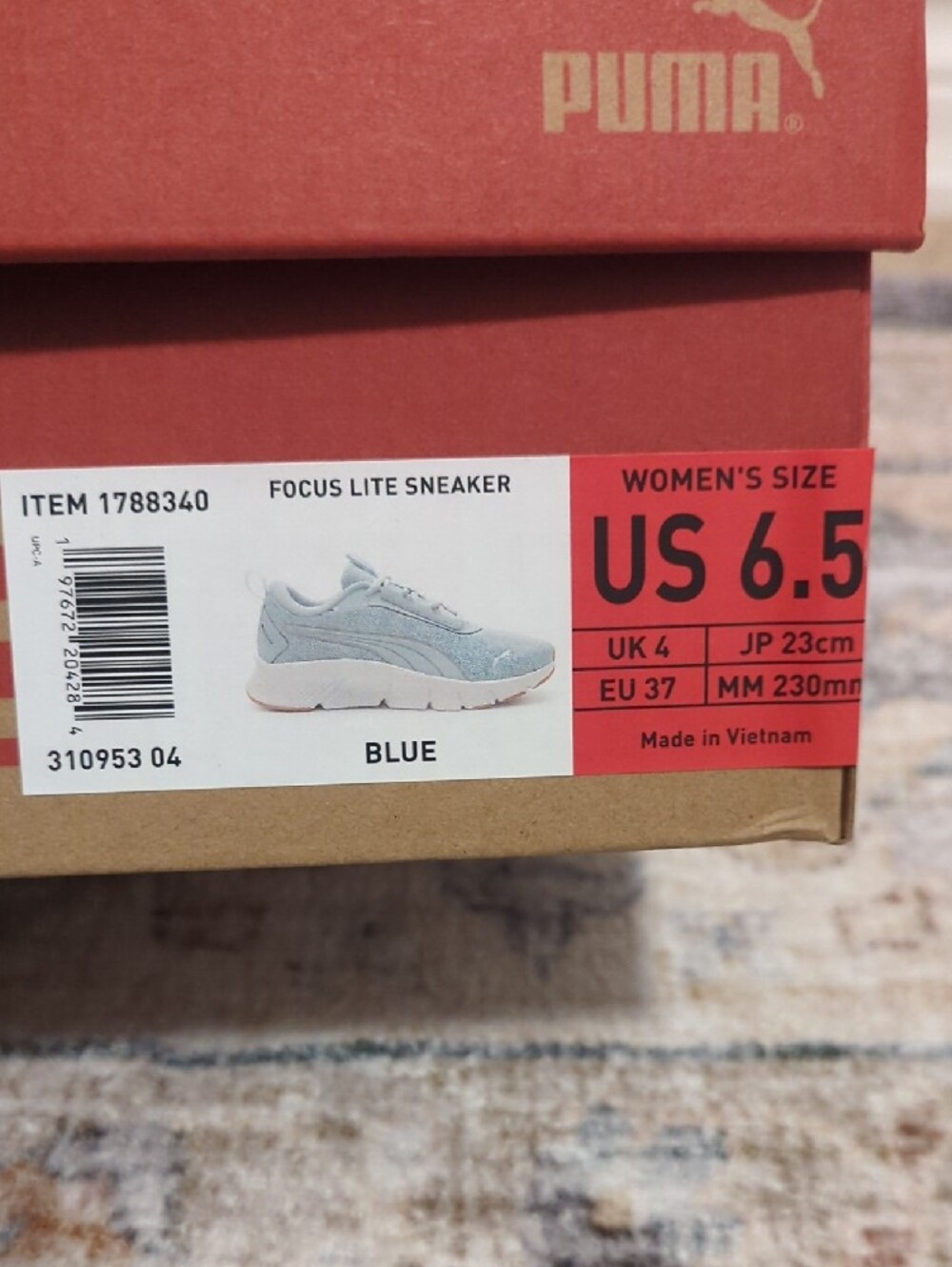 PUMA Flex Focus Lite Sneaker - Light Blue - Picture 2 of 5